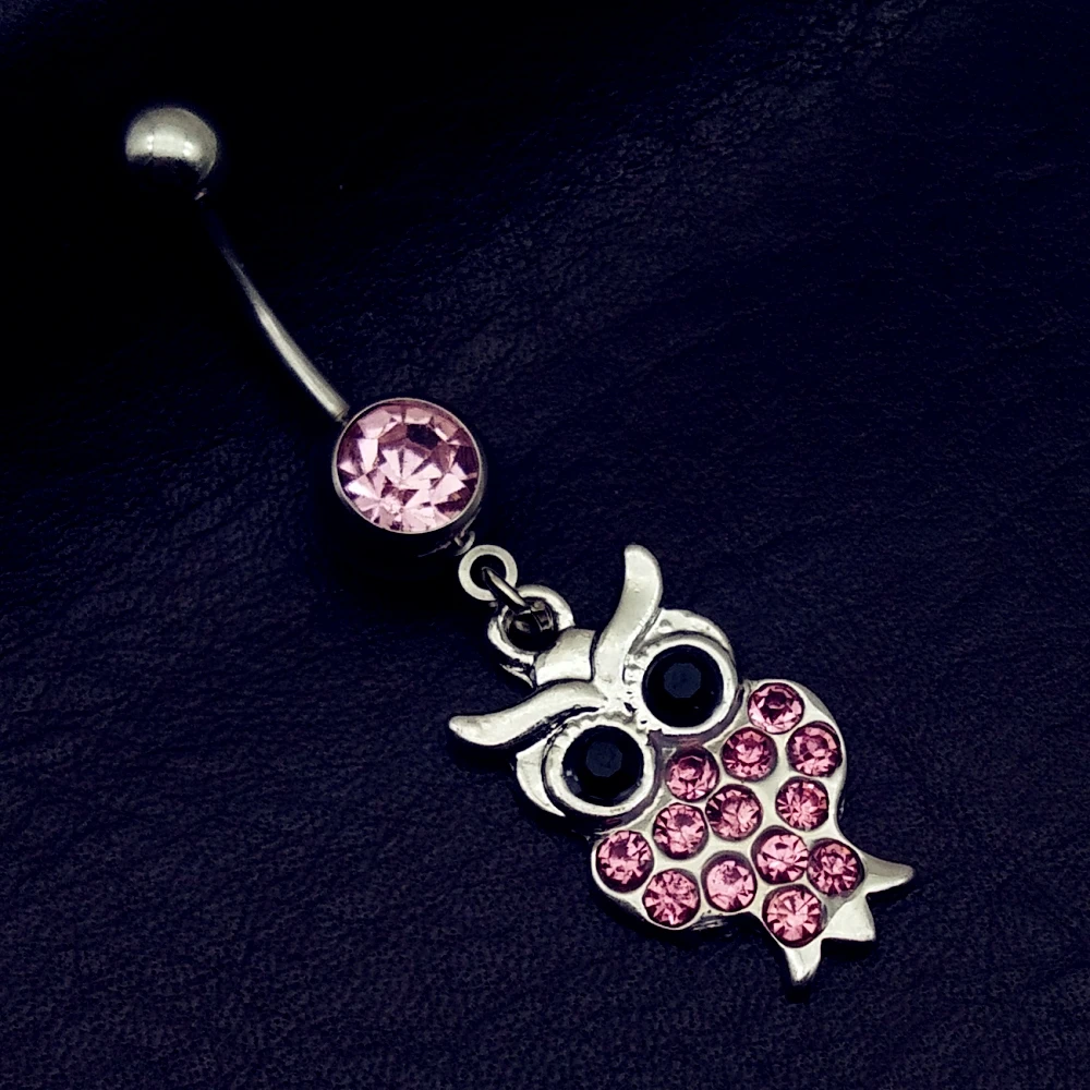 5 шт. 2019 Новые поступления розовые стразы крылья Совы Якорь Звезда Примечание