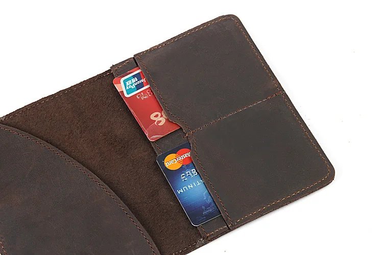 Обложка для паспорта мужская из воловьей кожи в стиле ретро|passport case|passport case brandman