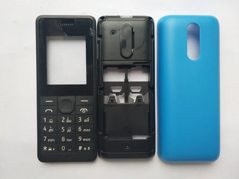 Новый чехол с двойной картой для Nokia 107 английской клавиатурой|Корпусы и рамки