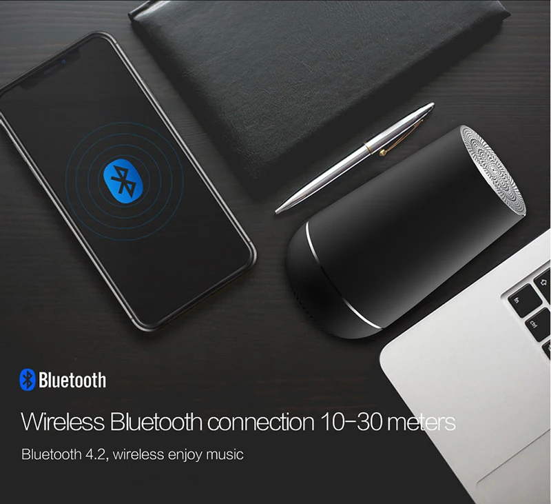 Riggler Бытовая Колонка простой стиль Bluetooth беспроводной громкий динамик стерео