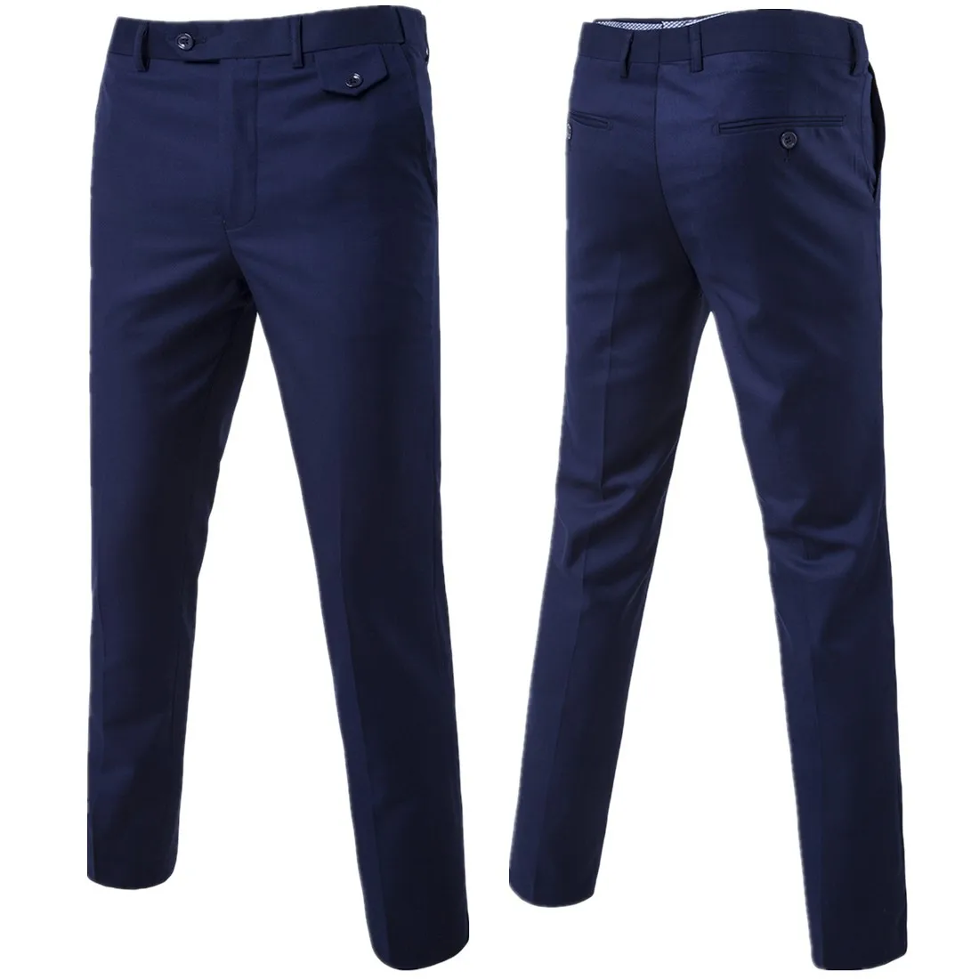 Новинка, мужские деловые брюки для официального костюма, Свадебные брюки для жениха, S-6XL, 9 цветов, высокое качество