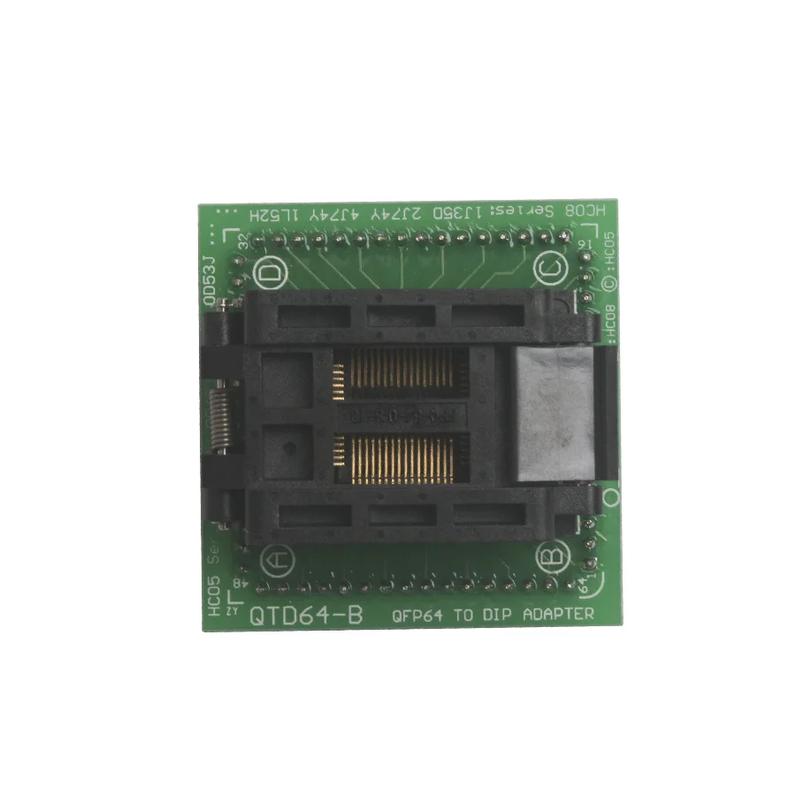 Разъем программного чипа для микропроцессора QFP64 ETL 908 и ETL705|etl programmer|programmer etletl