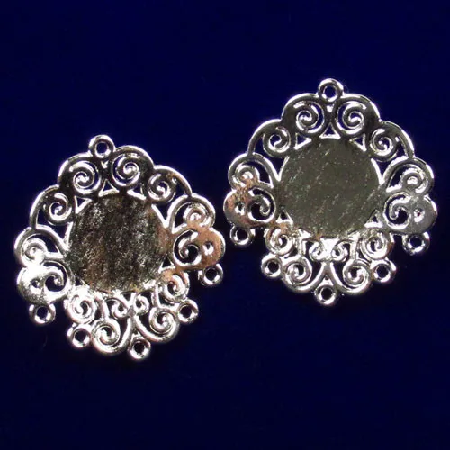 2 шт. новый резной Тибетский серебристый и камень подвеска модные украшения