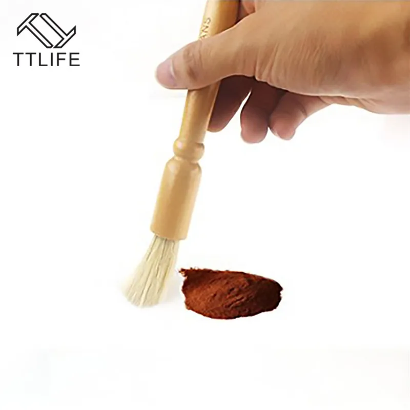 TTLIFE Кофе щетка Кофе шлифовальная машина Чистящая Щетка для машины с деревянной ручкой натуральная щетина деревянный пыления кисть для эспрессо Чистящая Щетка