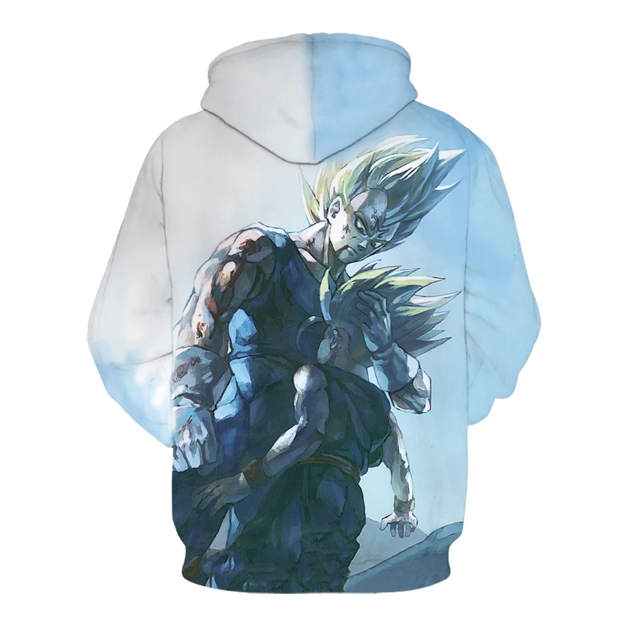 Новые толстовки Супер Saiyan Kid Goku Grow Fighting together пуловеры для мужчин и женщин верхняя