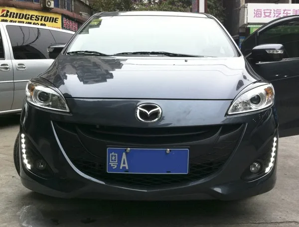 Светодиодный ные дневные ходосветильник DRL для mazda 5 201 12 с диммером и