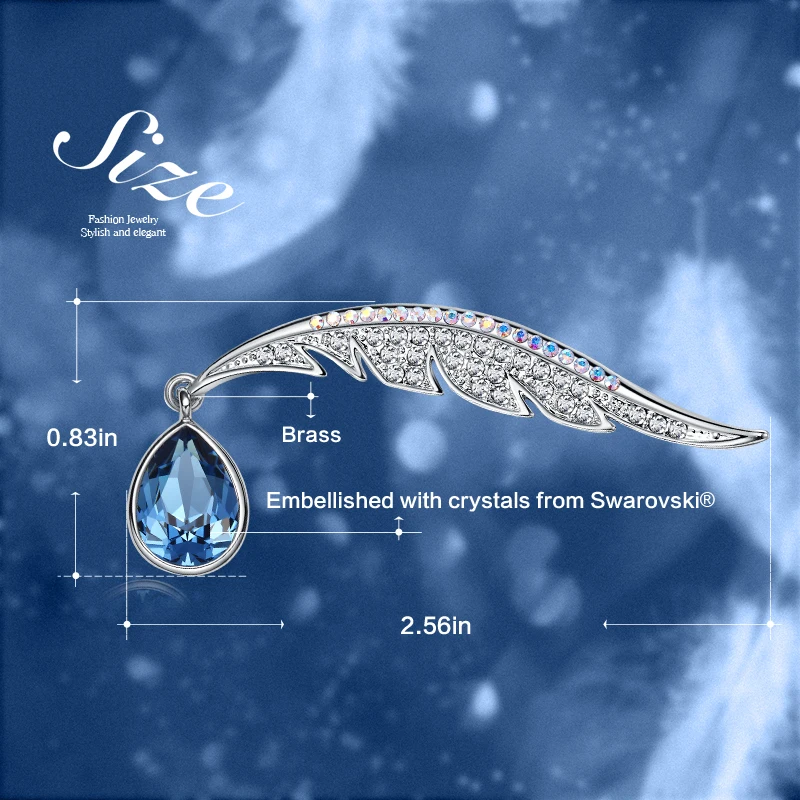 CDE Броши для женщин, украшенные кристаллами Swarovski, свадебные броши на булавке, ювелирные изделия и аксессуары для одежды