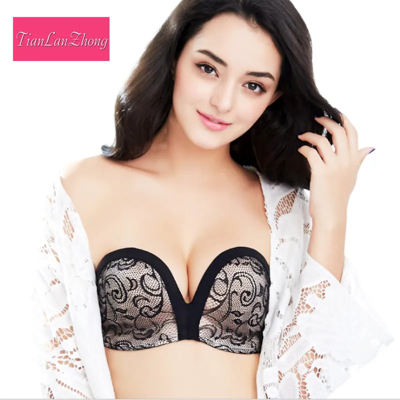 100 PCS Invisible Bra Strapless Bralette 1/2 Cup Party Wedding Women's Underwear Sexy Lingerie Female Bra