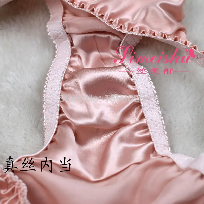 Сексуальные трусики из чистого шелка женские 100% тутового шелкопряда нижнее