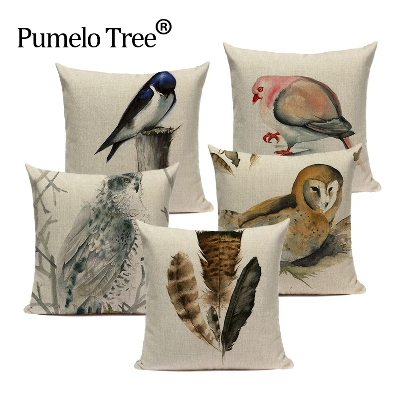 Декоративные квадратные подушки в виде животных 45x45 см|sofa pillow cover|pillow cushion coverssquare