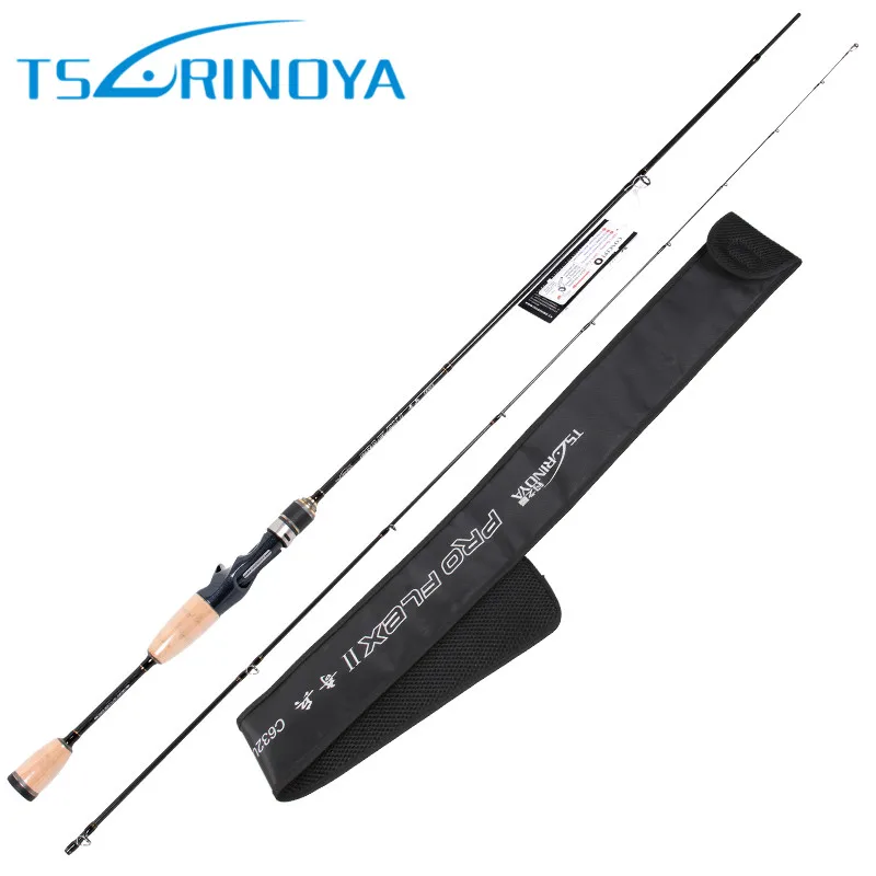 Удочка Tsurinoya для заброса приманки 2 дюйма 1 89 м 95 г|rod fuji|lure rod2 section |