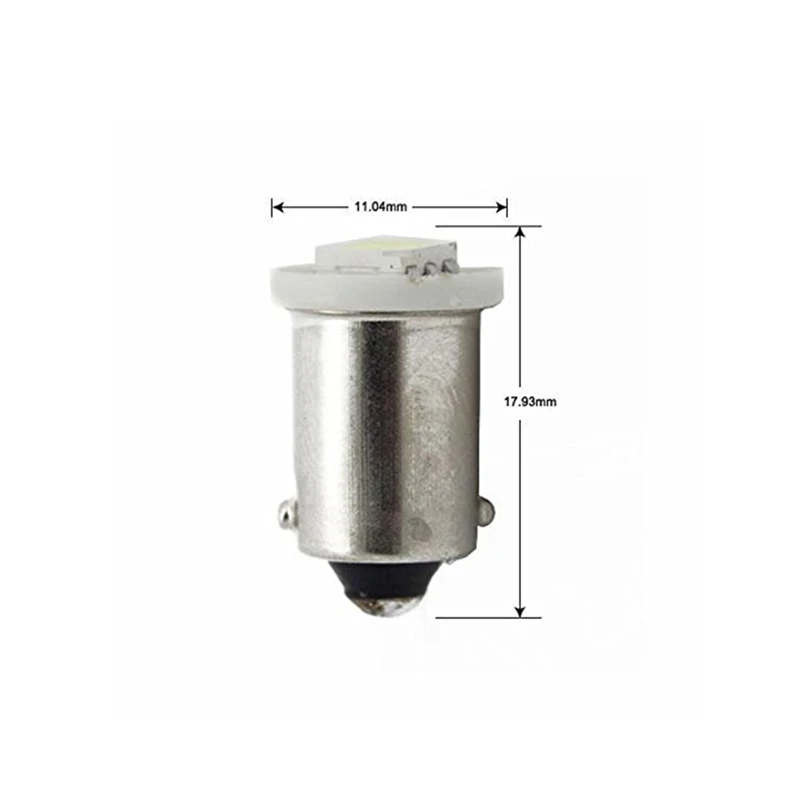 KEUECU 10 шт. белый BA9S 5050 1SMD Canbus без ошибок Внутренняя купольная автомобильная лампа