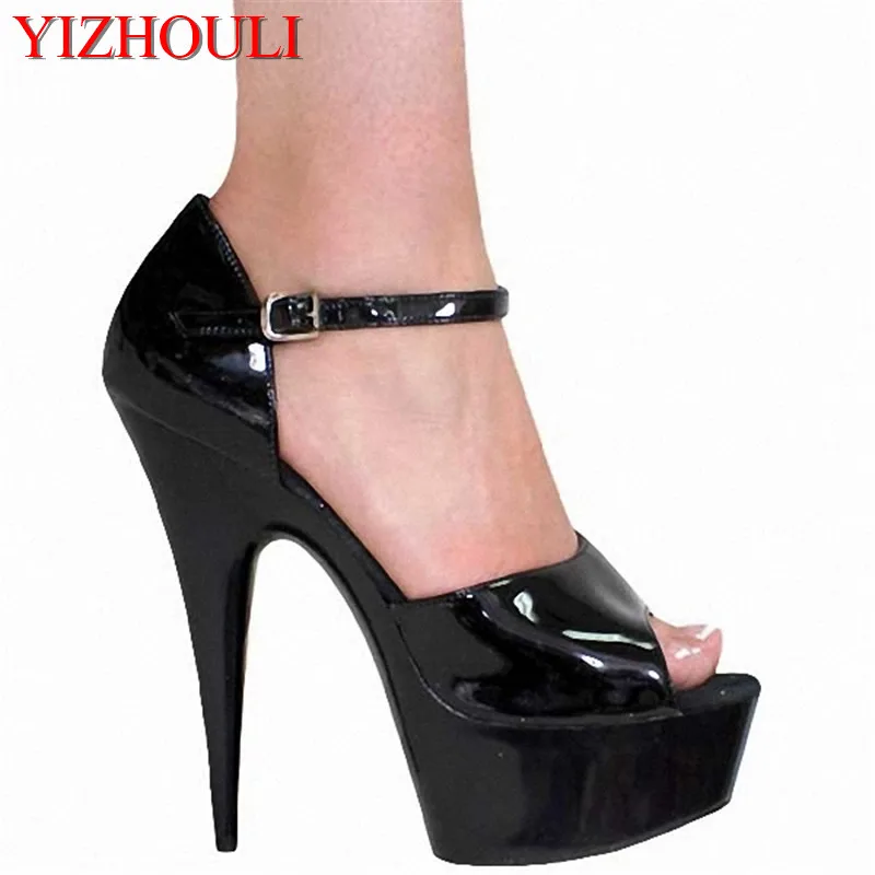 New summer heels, model stage party heels, 15cm heels, dancing shoes