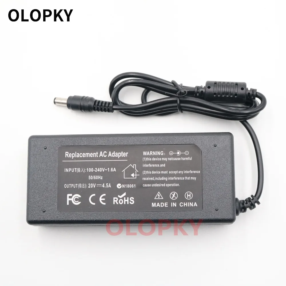 20v 4.5a 90W ноутбук адаптер переменного тока батарея зарядное устройство переменного тока Адаптеры питания для lenovo B570 G480 G485 G560 G560e G565 G570 G575 G580 G585 G780