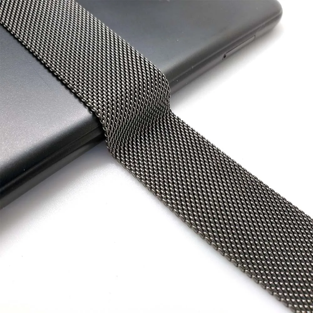 Space Gray Миланская петля для Apple Watch series 4 40 мм 44 мм металлический браслет из нержавеющей стали ремешок для iwatch series 1 2 3 42 мм 38 мм - Цвет: Space Gray