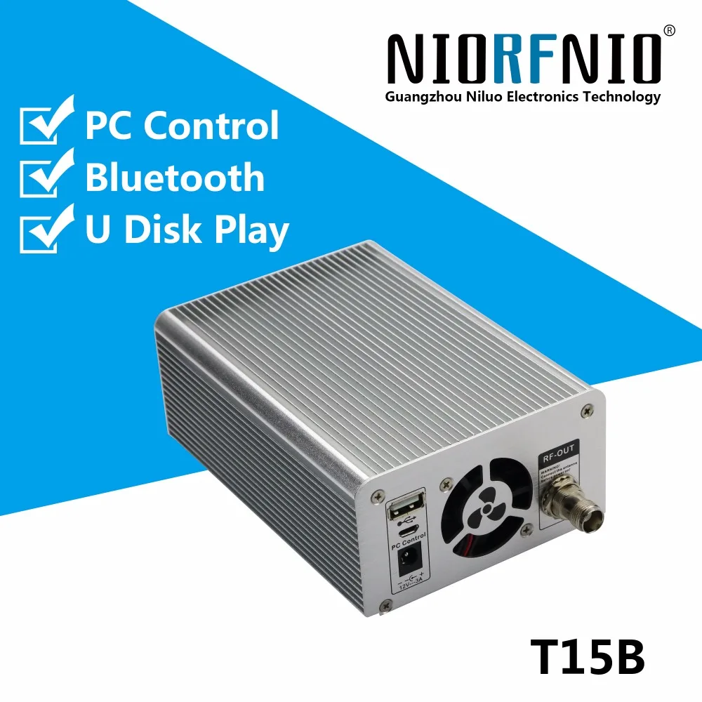 15W PC контроль и Bluetooth передатчик FM PLL стерео цифровой|Теле- радиовещательное