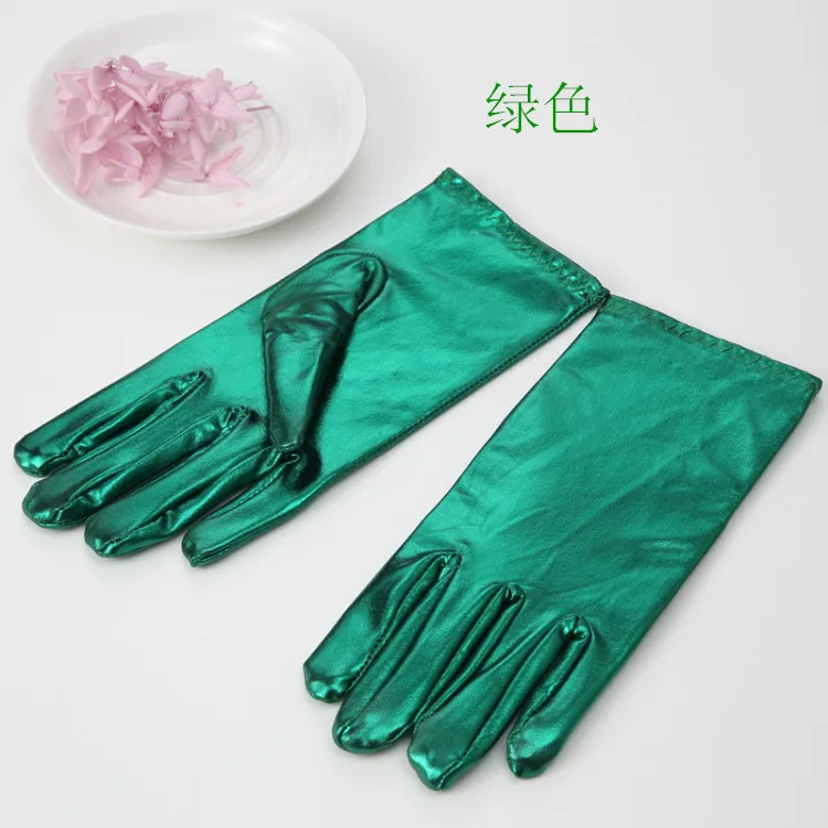 Женский Черный Половина Finger Оригинальные кожаные перчатки из мягкой овчины