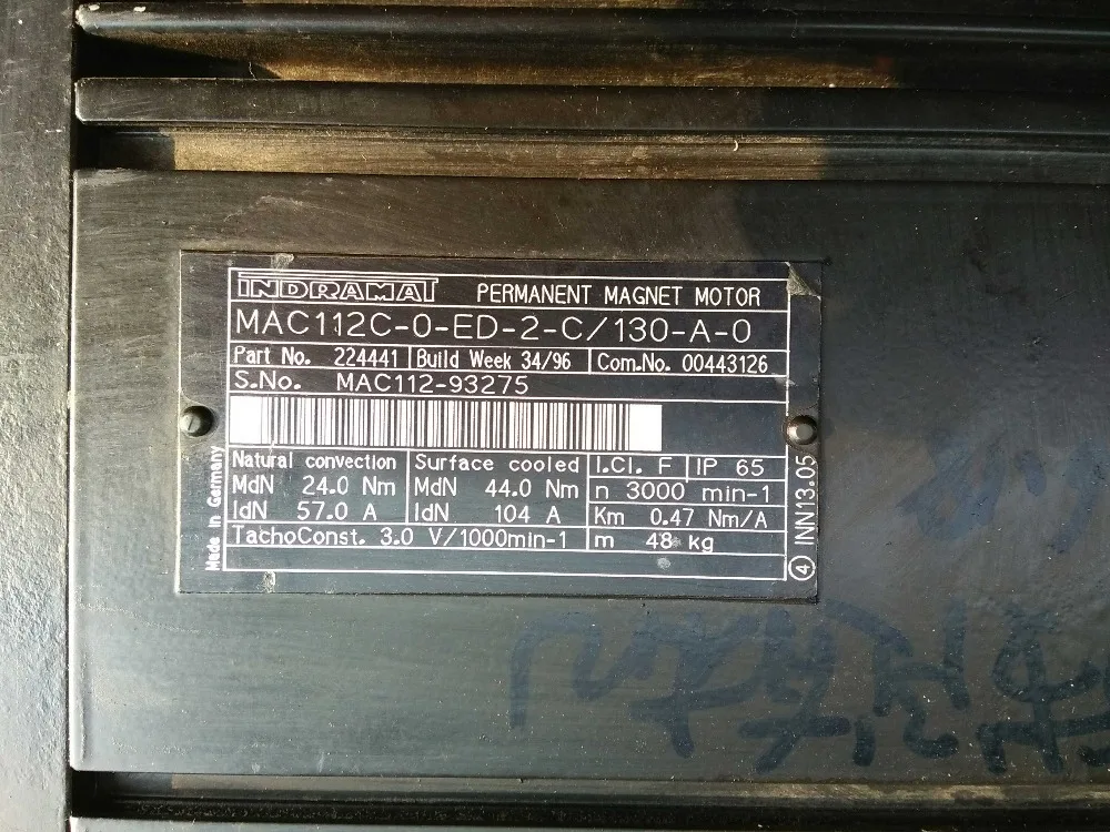 

INDRAMAT MAC112-0-ED-2-C/130-A-0 used in good ood condition need inquiry