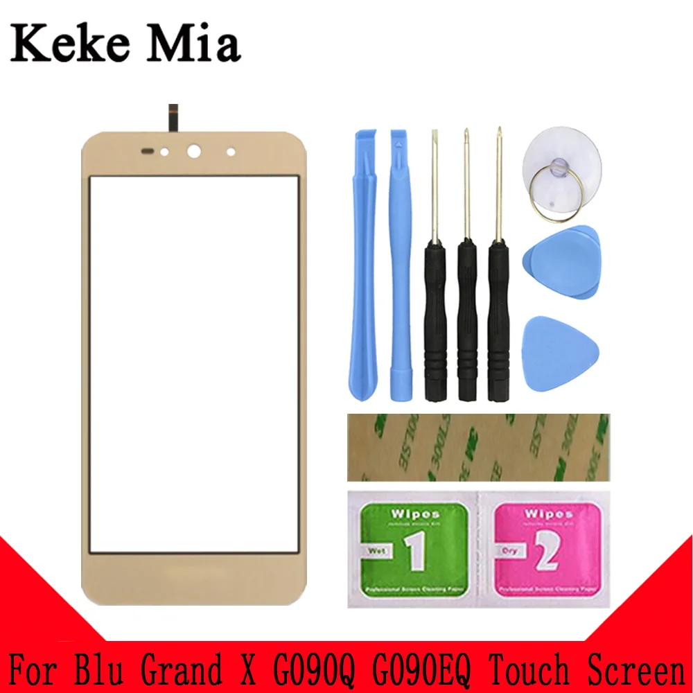 Keke Миа 5," мобильный сенсорный экран для Blu Grand X G090Q G090EQ сенсорный экран сенсор дигитайзер Панель переднее стекло