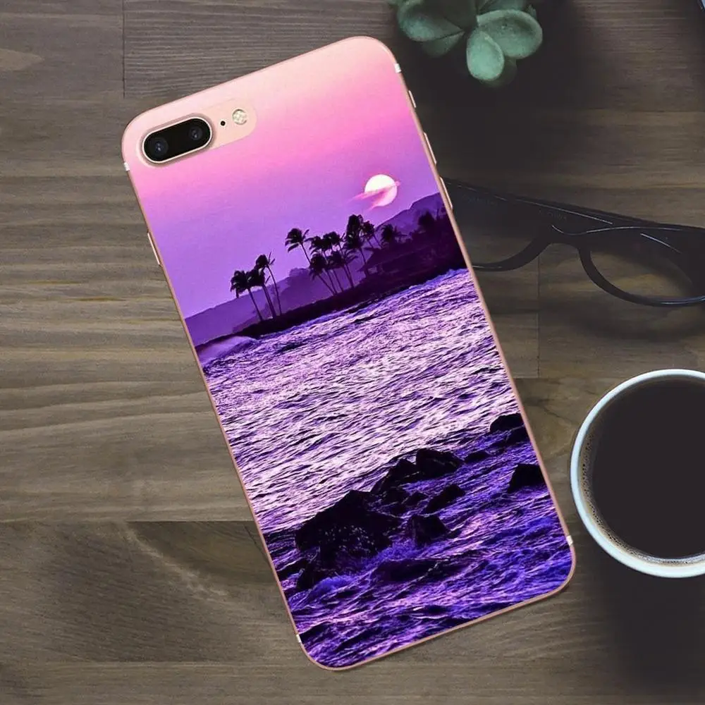 Мягкий модный чехол из тпу Infinity On фиолетового цвета для Apple iPhone 4 5 5C SE 6 6S 7 8 Plus X Galaxy