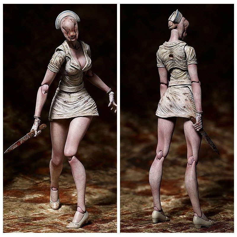 Figma SP-061 игра тихий холм 2 пузырьковая голова медсестры фигурка игрушка Коллекция Модель Brinquedos