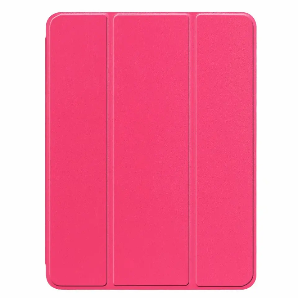 hot pink Умный Карандаш Чехол для Apple iPad 9,7 iPad Air 1 2 5 6 5th 6-го поколения Магнитный кожаный чехол для сна - Цвет: hot pink