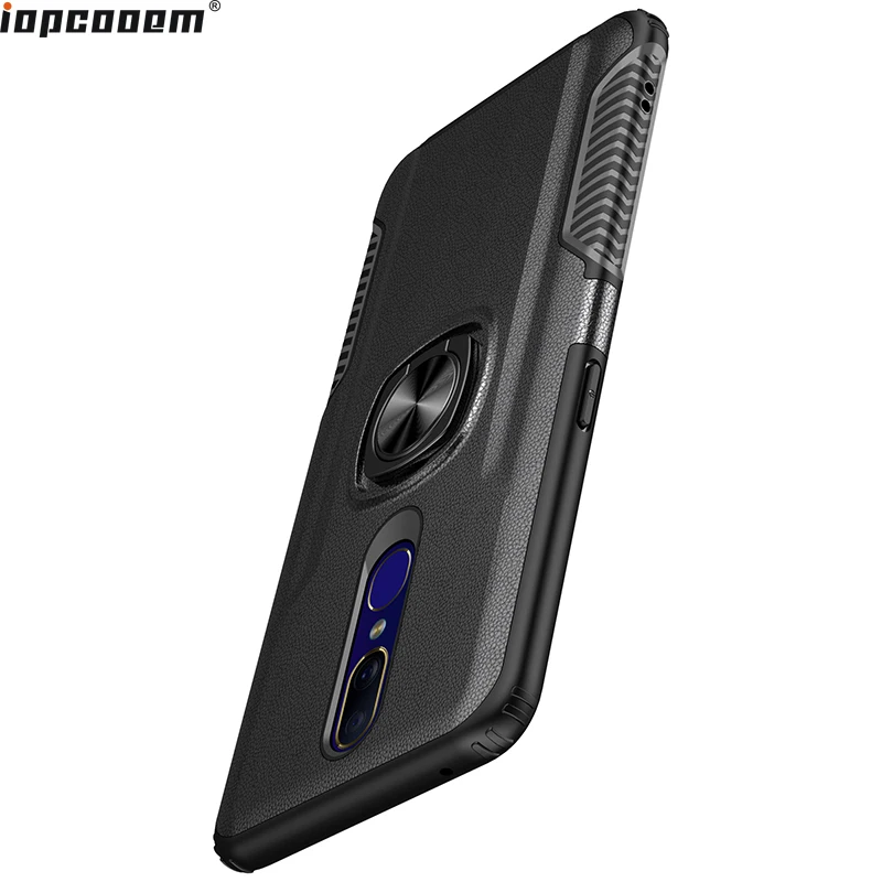 Телефон чехлы для OPPO F11 случае роскошное кольцо на палец Стенд противоударный