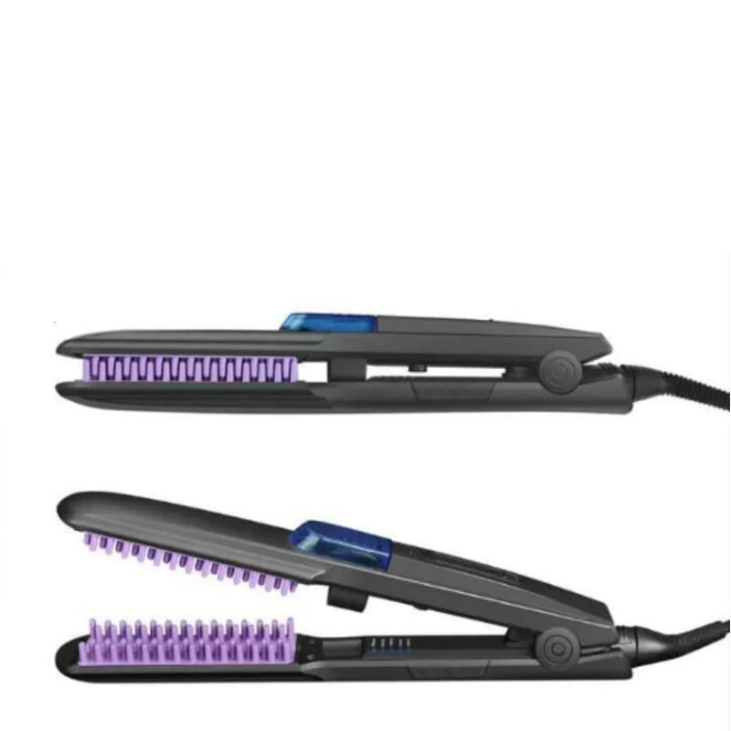 USHOW Spary выпрямитель для волос утюжок керамический ионный паровой щетка завивки