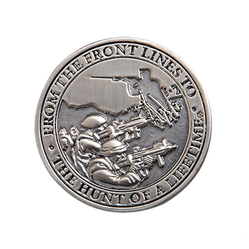

Wholesale antique bright nickel silver souvenir coin