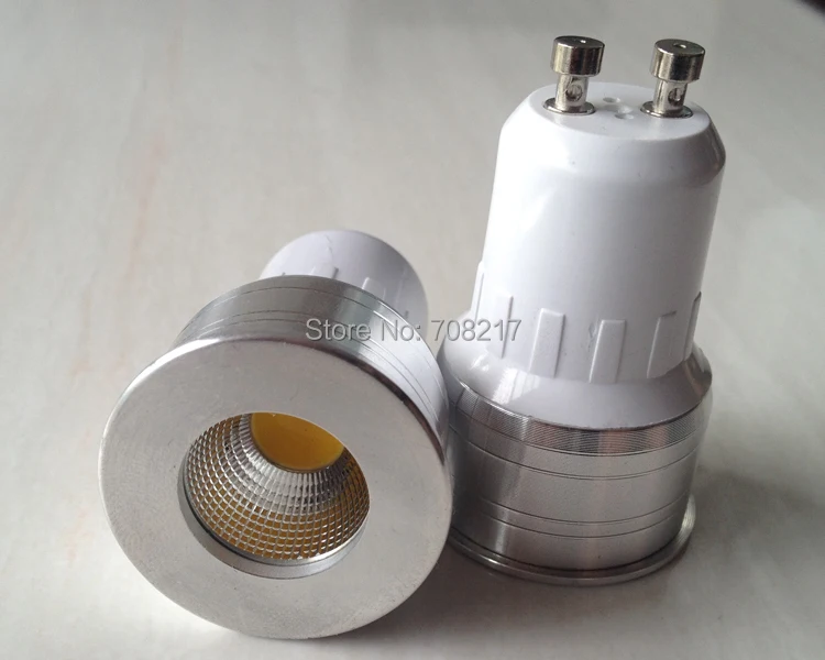 12X Высокое Мощность 5 Вт COB светодиодные лампы mr11 внутреннего освещения DC12V GU10 GU5.3