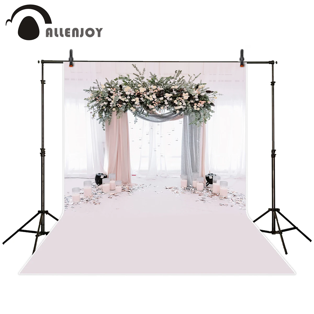 Фон для фотосъемки Allenjoy красивые свадебные архальные цветы романтический фон