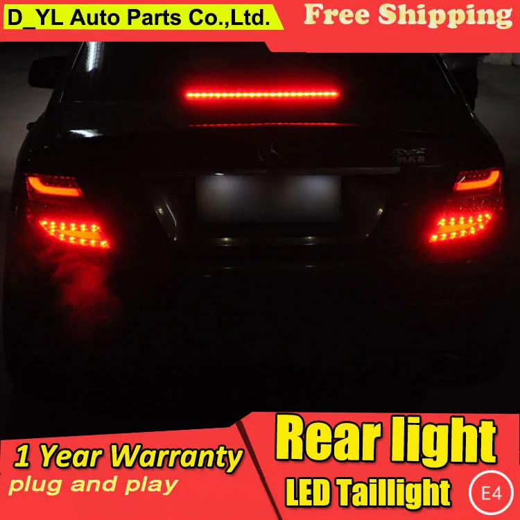 Car Styling Tail Lamp for W204 C180 C200 C260 LED Light 2007-10 New Altis Rear DRL+Brake+Park+Signal Stop | Автомобили и
