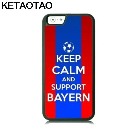 KETAOTAO The Keep Calm And Support Bayern чехлы для телефонов iPhone 4 5C 5S 6S 7 8 Plus XR XS Max Мягкий ТПУ