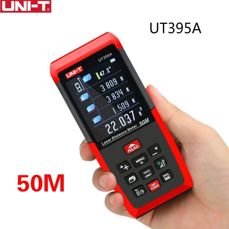 

Лазерные дальномеры UNI-T, 50 м ~ 120 м, дальномер серии UT395/UT396 с 2-мегапиксельным объективом, лучшая точность, USB-данные, программное обеспечение э...