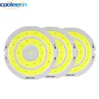 10 шт. DC 3-4 в 50 мм Круглый монолитный блок микросхем светодиодный светильник 5 Вт 7 Вт Холодный белый светодиодный светильник 3,7 в светодиодный ная лампа для работы освещение дома для чтения DIY светильник щение