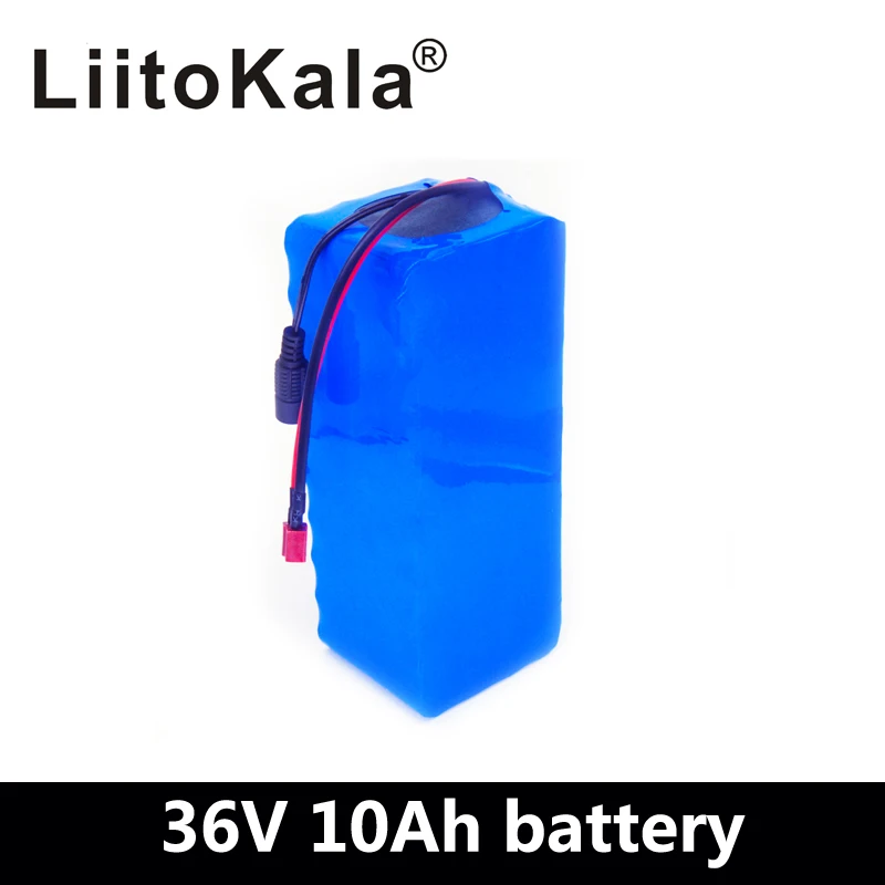 

LiitoKala 36V 10Ah 500W High power&capacity 42V 18650 lithium battery pack ebike electric car bicycle motor scooter with BMS