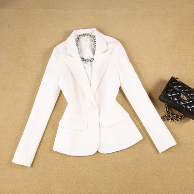 only jacket Осенний модный костюм женский деловой костюм куртка и длинные секции темперамент Повседневный Двухсекционный брюки TideThe женский брючный комплект - Цвет: only jacket