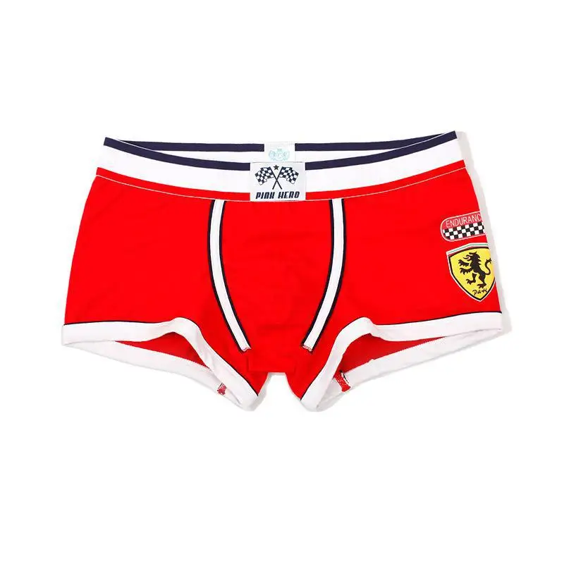 Мужское нижнее белье хлопковые шорты боксеры розового цвета|brand men underwear|f