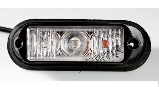 10x грузового автомобиля 12v 24v 3W высокая мощность 3 светодиодный Водонепроницаемый