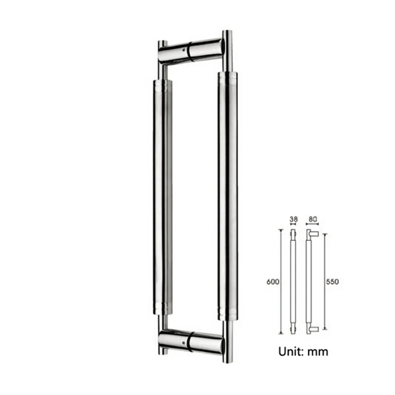 Входная/Входная ручка 304 из нержавеющей стали выдвижные ручки для