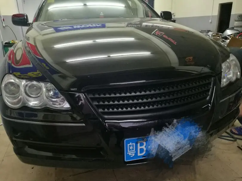 Для Toyota Mark X/eliz 2005-2009 Черный Решетка переднего бампера Решетка вентиляционное отверстие