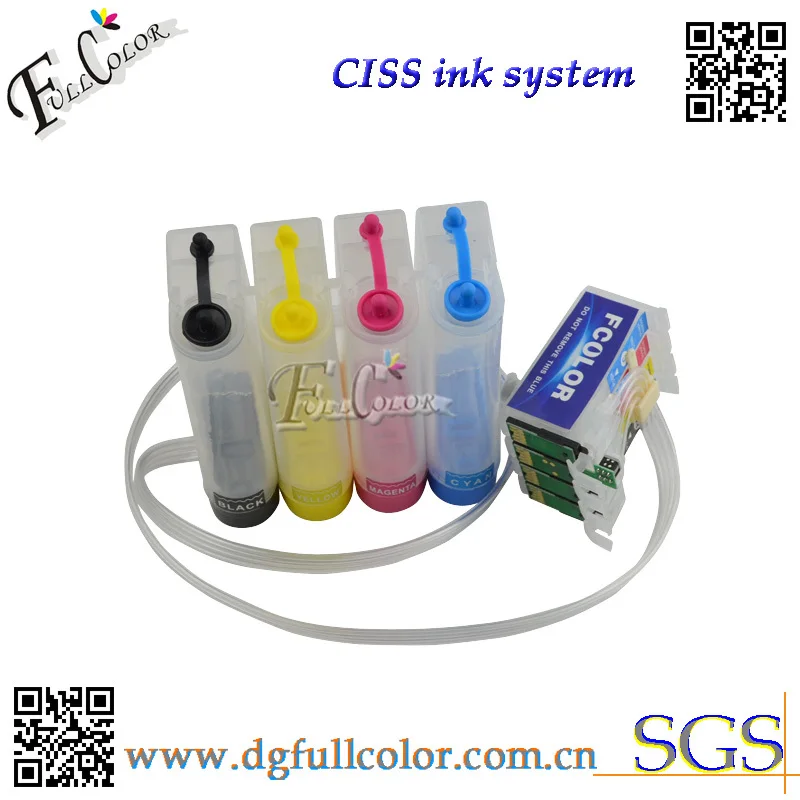 Непрерывная чернильная система T1801 ciss с чипом дуги для epson XP 30 102 202 205 302 305 xp402