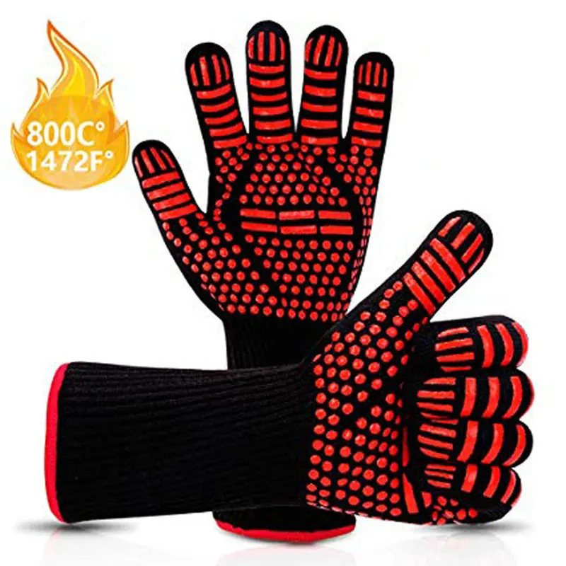 1 шт. кухонные перчатки для барбекю духовки выпечки экстремальные термостойкие