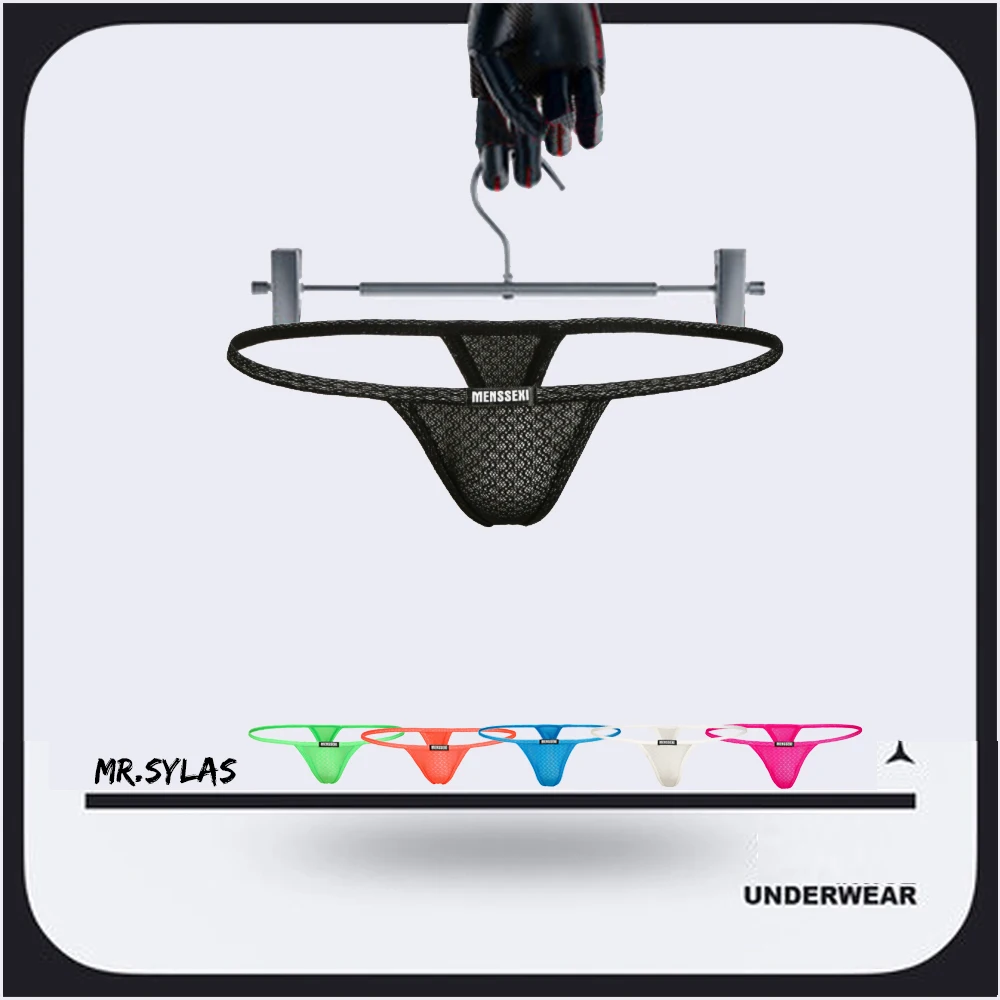 Новое поступление фирменное Кружевное Мужское нижнее белье сексуальные стринги