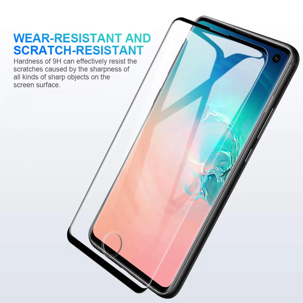Ahowie полностью изогнутый экран из закаленного стекла Защитная пленка для Samsung Galaxy