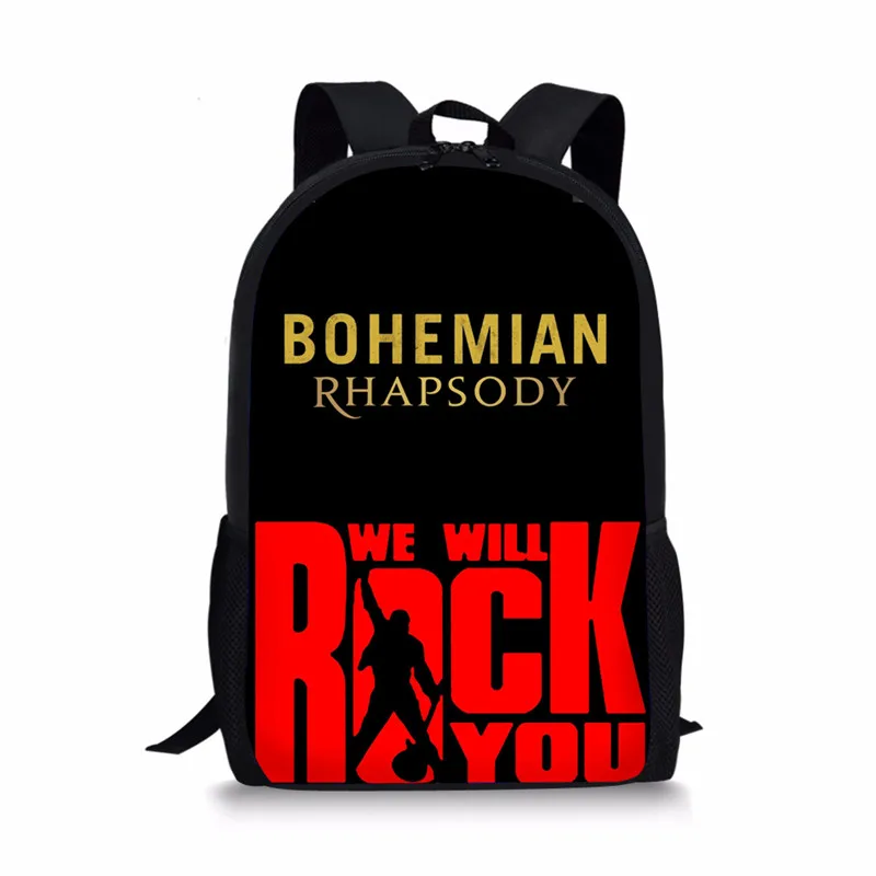 YQ2319C THIKIN детские школьные сумки queen группа Bohemian Rhapsody печать большой рюкзак 3 шт./компл. дети пользовательские студентов книжные сумки - Цвет: YQ2319C