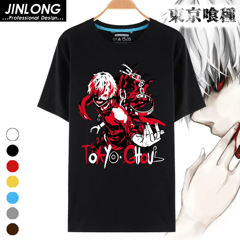 Горячие Новый костюм Токио вурдалак футболки Японии аниме печатных Футболки
