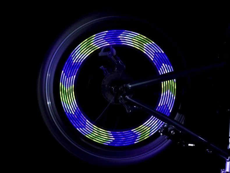 Leadbike велосипедный светильник, аксессуары, 14 светодиодный защитный велосипедный светильник для мотоцикла, сигнальный светильник для шин, спиц, 30 изменений