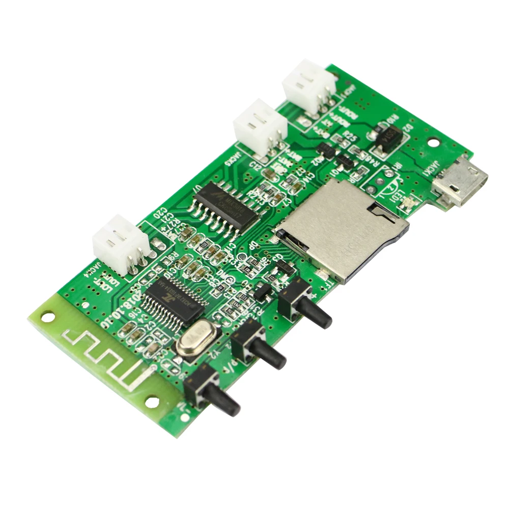 GHXAMP Bluetooth 4,2 цифровой усилитель мощности MP3 декодер плата 3 Вт+ 3 Вт поддержка tf-карты для 4-8ом Bluetooth динамик DIY DC3.7V 1 шт