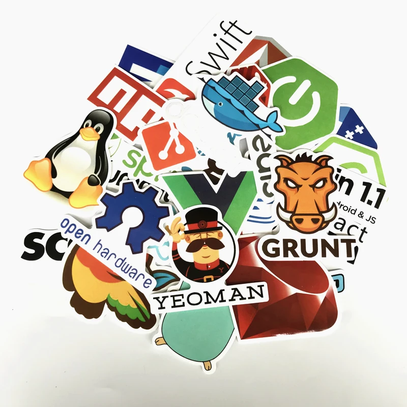 TD ZW 50 шт. интернет Java JS Php Html облако Docker Биткоин язык программирования приложение